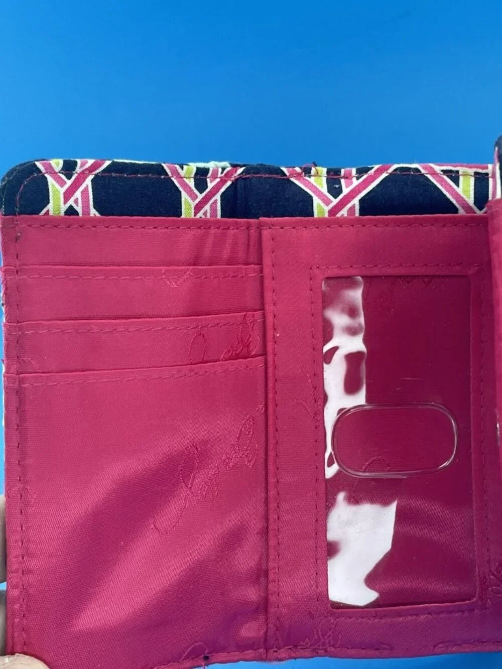 Vintage Vera Bradley Women’s Floral Small Hope Ribbons Kisslock Compact Wallet - Picture 9 of 14